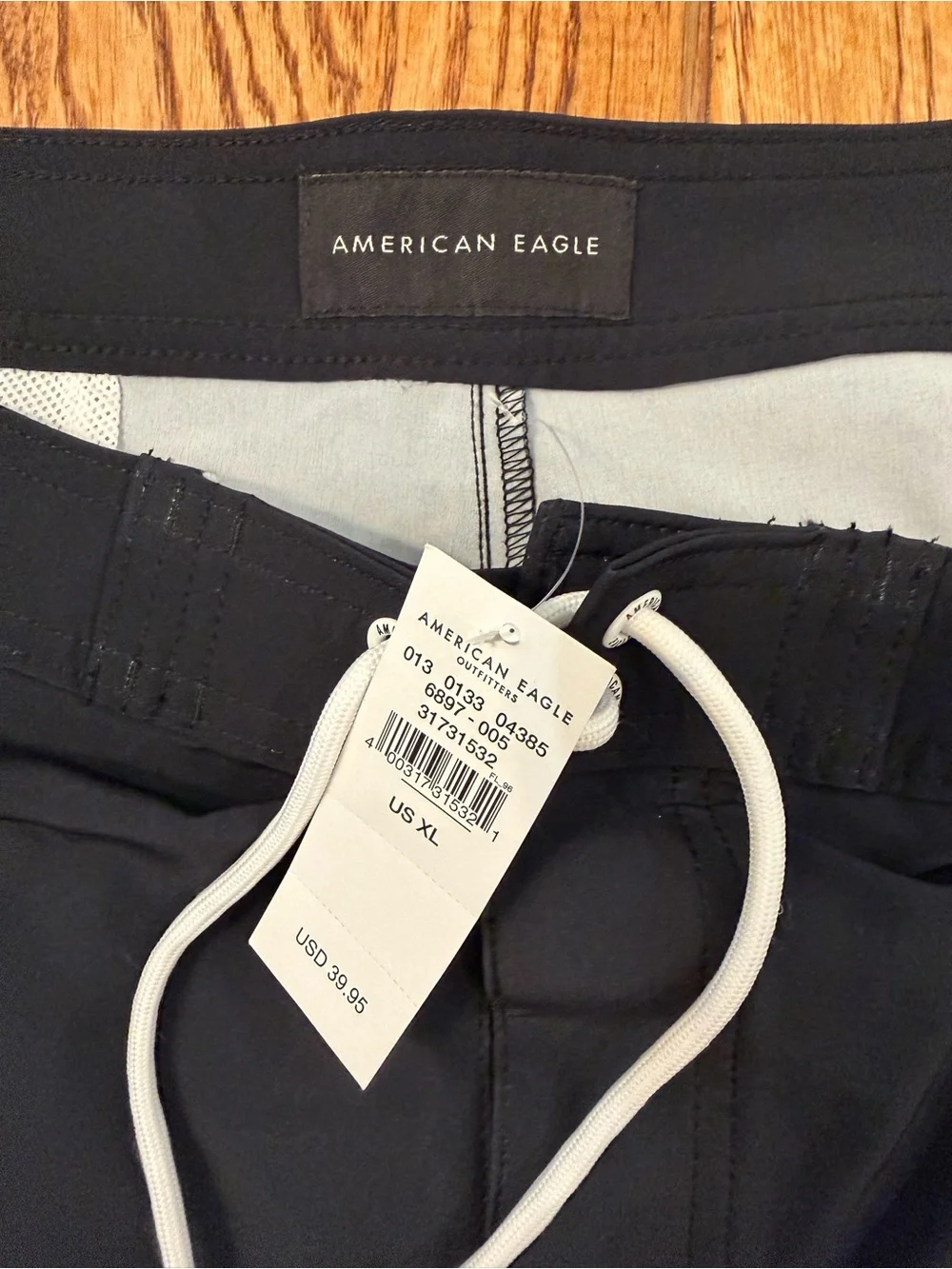 American Eagle Ombré Board Shorts Sz XL Swim Trunks Resort Lined NWT